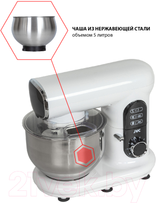 Миксер стационарный JVC JK-MX515 (белый)