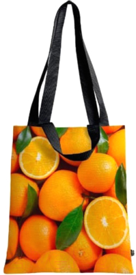 Сумка-шоппер Mega Toys Апельсин / 12046 - фото