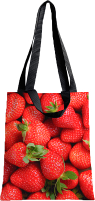 Сумка-шоппер Mega Toys Клубника / 12047 - фото