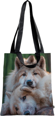 Сумка-шоппер Mega Toys Волки / 12000 - фото