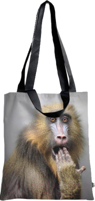 Сумка-шоппер Mega Toys Обезьяна / 12007 - фото