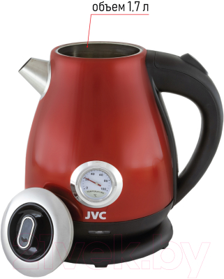 Электрочайник JVC JK-KE1717 (красный)