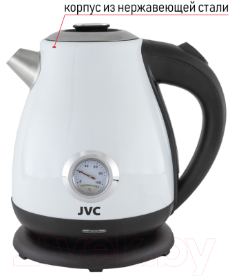 Электрочайник JVC JK-KE1717 (белый)