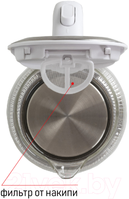 Электрочайник JVC JK-KE1510 (белый)