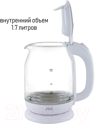 Электрочайник JVC JK-KE1510 (белый)