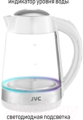Электрочайник JVC JK-KE1705 (белый)
