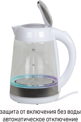 Электрочайник JVC JK-KE1705 (белый)