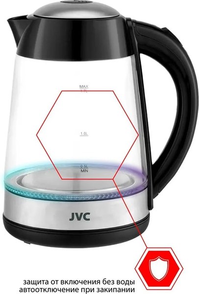 Электрочайник JVC JK-KE1705 (черный)
