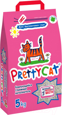 Наполнитель для туалета Prettycat Euro Mix комкующийся бентонитовый / 621267 - фото
