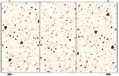 Экран для ванны Comfort Alumin Group Конфетти 3D 73x50 - фото