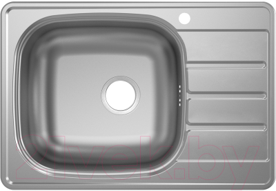Мойка кухонная Ukinox Спектр SPM700.480-GT6K 2L - фото
