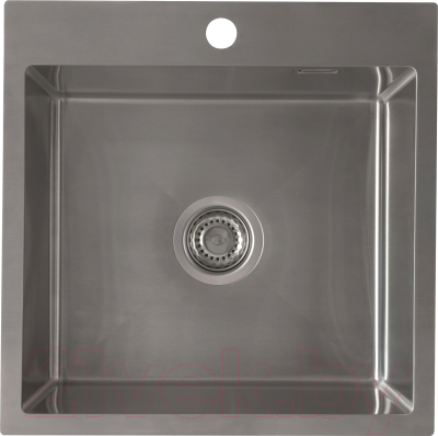 Мойка кухонная Ukinox Практика PRV500.500-GT10C 0CW - фото