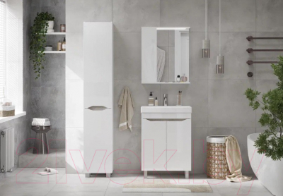 Шкаф-пенал для ванной Volna Lake 35 (напольный)