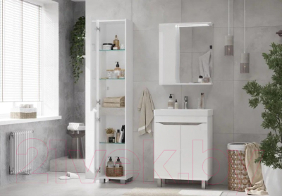 Шкаф-пенал для ванной Volna Lake 35 (напольный)