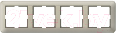 Рамка для выключателей и розеток Systeme (Schneider) Electric W59 KD-4-48 - фото