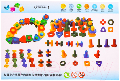 Конструктор Sima-Land Болты и Гайки / 7698021