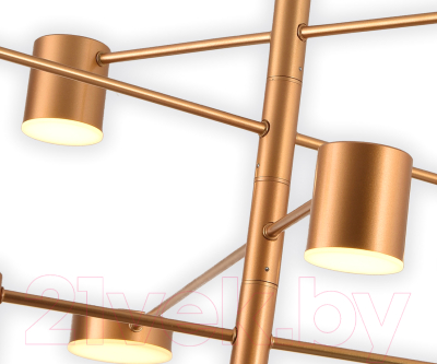 Люстра Kinklight Мекли 07650-8.33(3000K) (матовое золото)