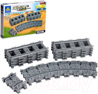 Конструктор Kazi ЖД Рельсы KY98215-2 / 9275075