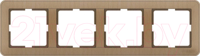 Рамка для выключателей и розеток Systeme (Schneider) Electric W59 KD-4-88 - фото