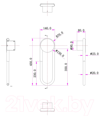 Бра Kinklight Канто 08273.33(4000K) (золото)