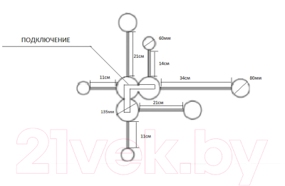 Бра Kinklight Фирс 2206D.19