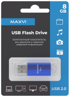 USB flash накопитель Maxvi MP 8GB 2.0