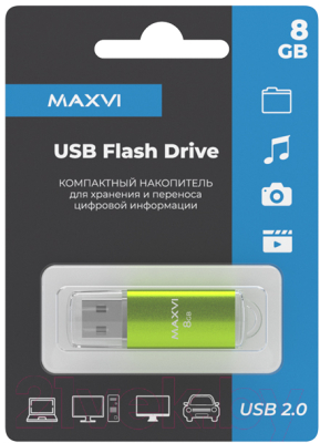 USB flash накопитель Maxvi MP 8GB 2.0