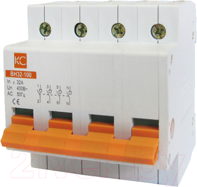 Выключатель нагрузки КС ВН32-100 63А 4Р  - фото