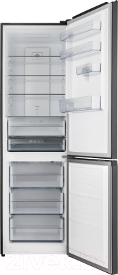 Холодильник с морозильником TECHNO FN2-47S BI