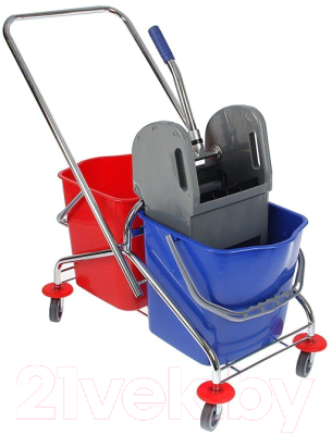 Тележка для уборки Newmade H0204 двухведерная - фото