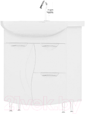 Тумба под умывальник Volna Adel 70.1D.2Y Балтика - фото