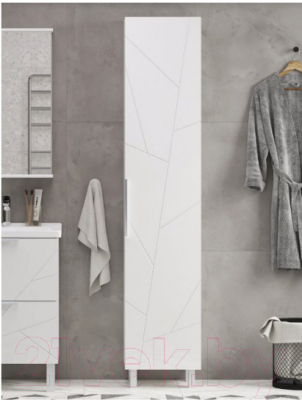 Шкаф-пенал для ванной Volna Twing 40 (белый)