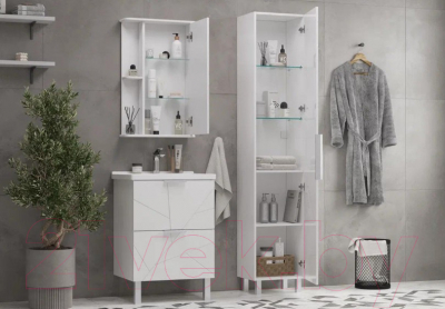 Шкаф-пенал для ванной Volna Twing 40 (белый)