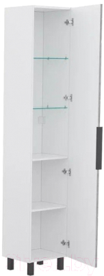 Шкаф-пенал для ванной Volna Twing 40 (бетон)