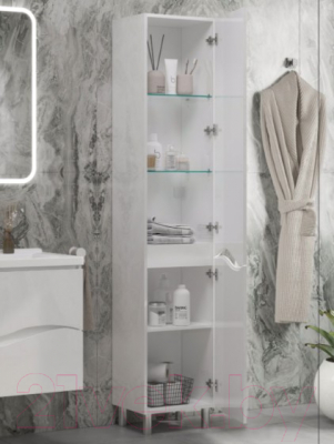 Шкаф-пенал для ванной Volna 40 / pnVLN40-01