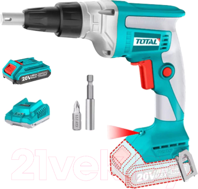 Аккумуляторный шуруповерт TOTAL TDSLI204200 - фото