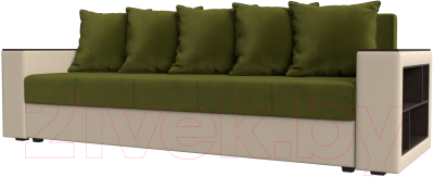 Диван Лига Диванов Дубай Лайт полки справа / 114327 - фото