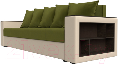 Диван Лига Диванов Дубай Лайт полки справа / 114327