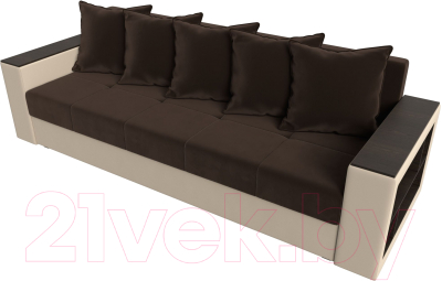 Диван Лига Диванов Дубай Лайт полки справа / 114328