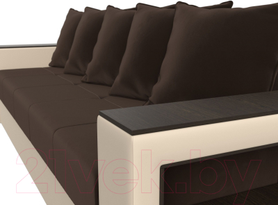 Диван Лига Диванов Дубай Лайт полки справа / 114328