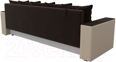 Диван Лига Диванов Дубай Лайт полки справа / 114328