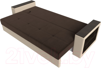 Диван Лига Диванов Дубай Лайт полки справа / 114328