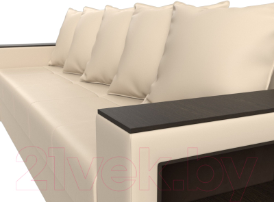 Диван Лига Диванов Дубай Лайт полки справа / 114334