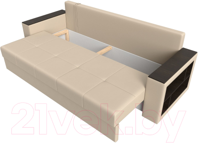 Диван Лига Диванов Дубай Лайт полки справа / 114334