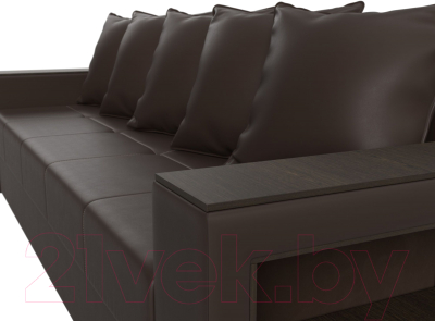 Диван Лига Диванов Дубай Лайт полки справа / 114336