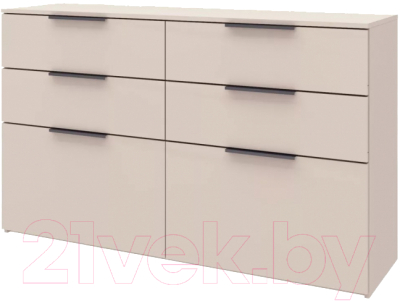 Комод Stolline Лаура 464.17 (кашемир серый) - фото