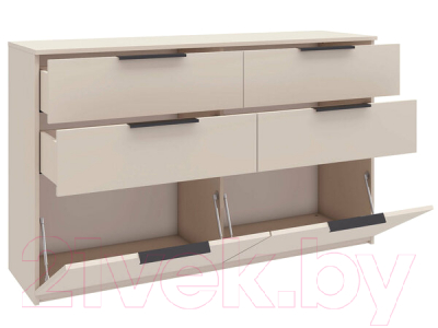 Комод Stolline Лаура 464.17 (кашемир серый)