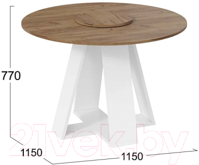 Обеденный стол ТриЯ Райнер Тип 1