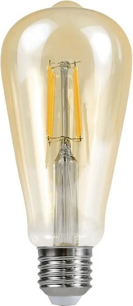 Лампа INhome LED-ST64-deco Gold 15Вт 230В Е27 3000К 1570Лм / 4690612050843 - фото