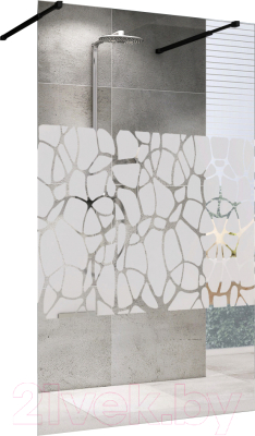 Душевая стенка Abber Immer Offen AG68100BF8 - фото